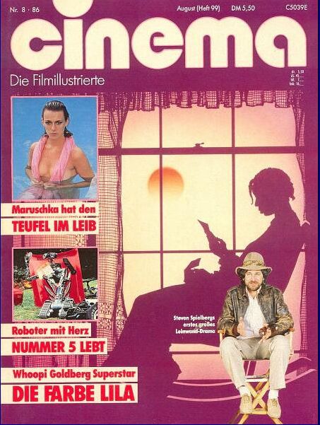 CINEMA (De) magazine side cover Issue 99 August 1986