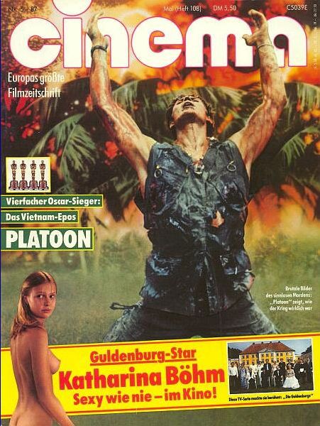 CINEMA (De) magazine side cover Issue 108 May 1987