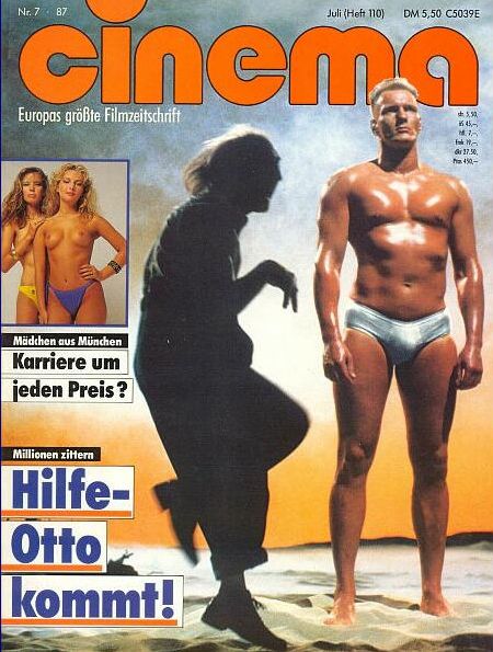 CINEMA (De) magazine side cover Issue 110 July 1987