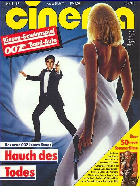 CINEMA (De) magazine side cover Issue 111 August 1987