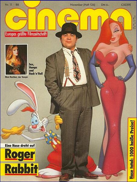 CINEMA (De) magazine side cover Issue 126 November 1988