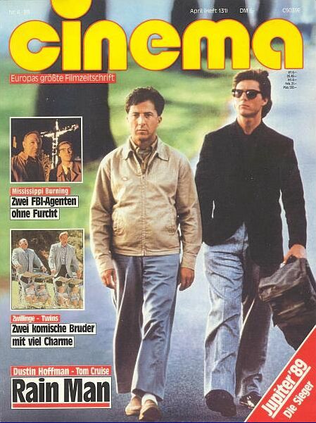 CINEMA (De) magazine side cover Issue 131 April 1989