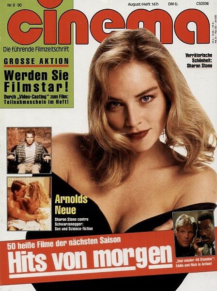CINEMA (De) magazine side cover Issue 147 August 1990