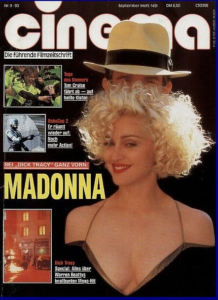 CINEMA (De) magazine side cover Issue 148 September 1990