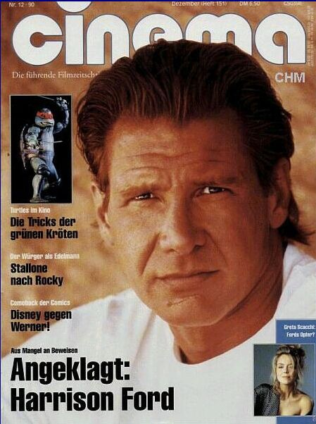 CINEMA (De) magazine side cover Issue 151 December 1990