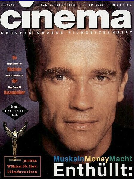 CINEMA (De) magazine side cover Issue 153 February 1991