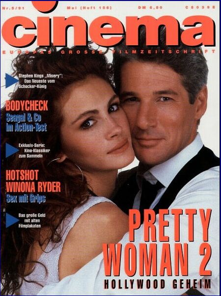 CINEMA (De) magazine side cover Issue 156 May 1991