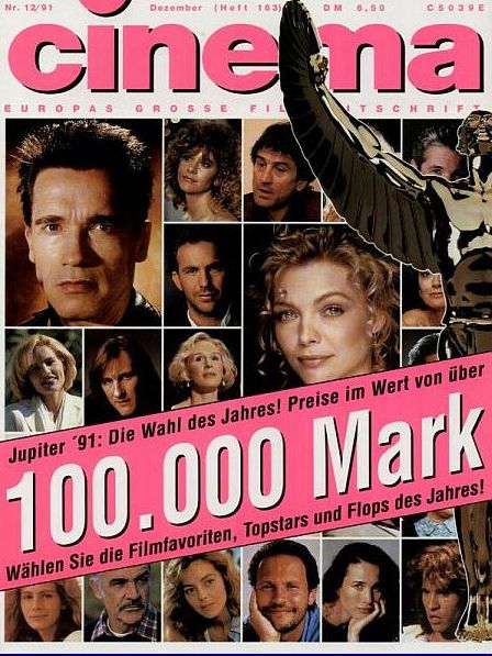 CINEMA (De) magazine side cover Issue 163 December 1991