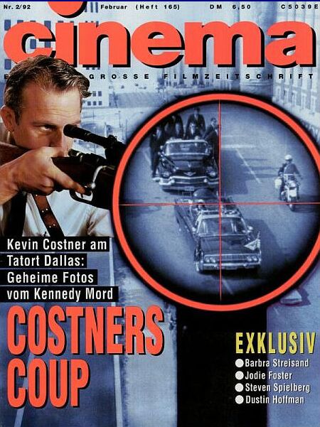 CINEMA (De) magazine side cover Issue 165 February 1992