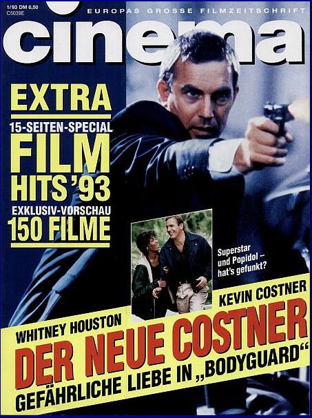 CINEMA (De) magazine side cover Issue 176 January 1993