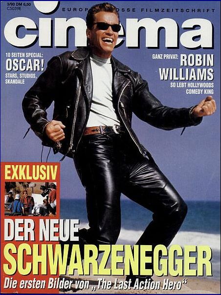 CINEMA (De) magazine side cover Issue 178 March 1993