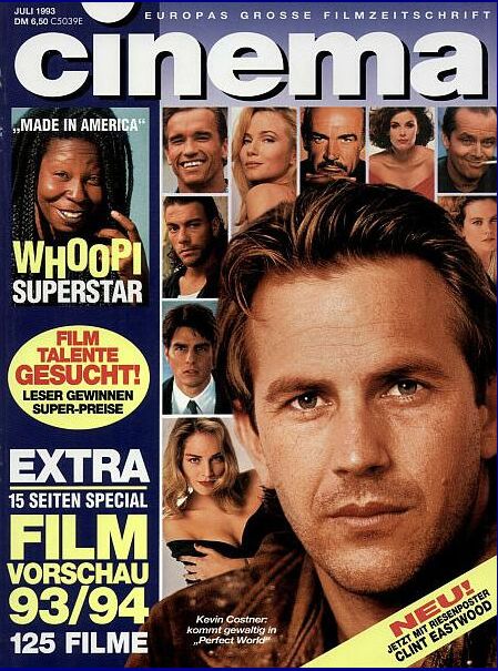 CINEMA (De) magazine side cover Issue 182 July 1993