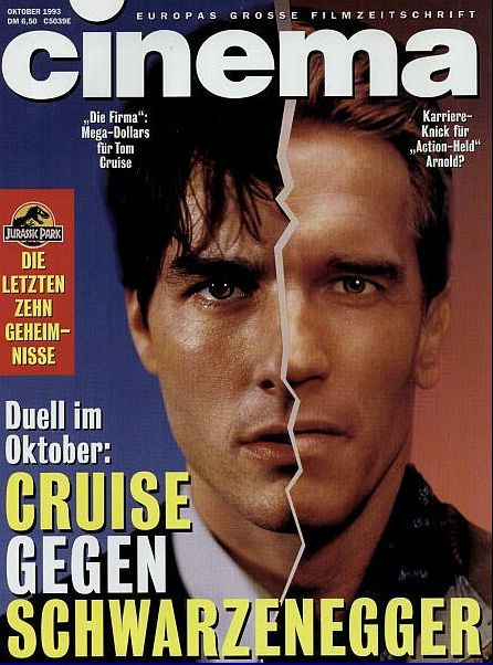 CINEMA (De) magazine side cover Issue 185 October 1993