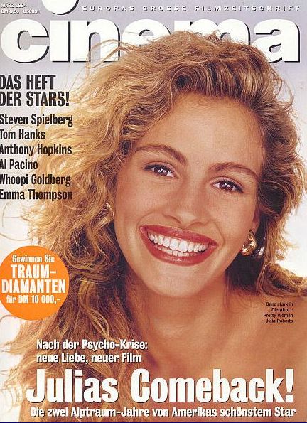 CINEMA (De) magazine side cover Issue 190 March 1994
