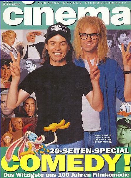 CINEMA (De) magazine side cover Issue 191 April 1994