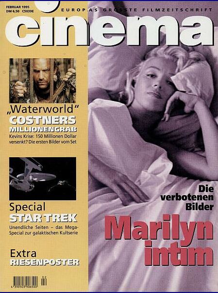CINEMA (De) magazine side cover Issue 201 February 1995