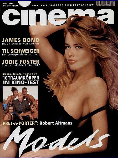 CINEMA (De) magazine side cover Issue 202 March 1995