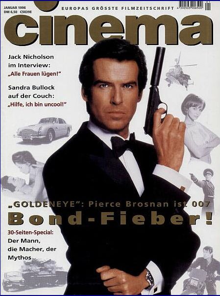 CINEMA (De) magazine side cover Issue 212 January 1996