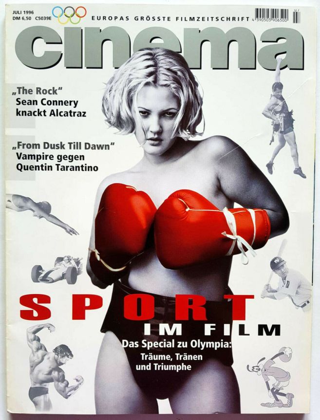 CINEMA (De) magazine side cover Issue 218 July 1996