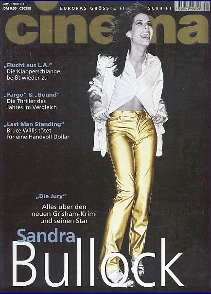 CINEMA (De) magazine side cover Issue 222 November 1996