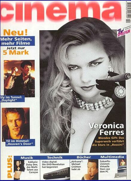 CINEMA (De) magazine side cover Issue 225 February 1997