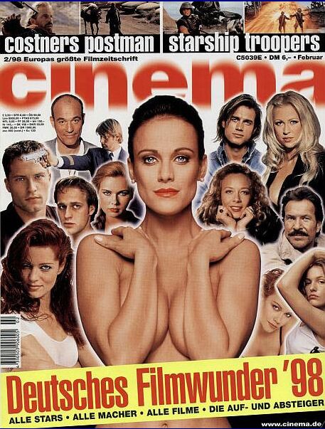 CINEMA (De) magazine side cover Issue 237 February 1998