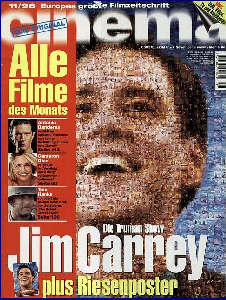 CINEMA (De) magazine side cover Issue 246 November 1998