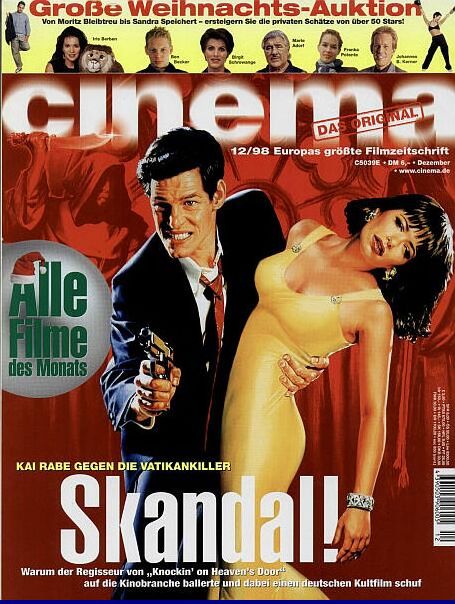 CINEMA (De) magazine side cover Issue 247 December 1998