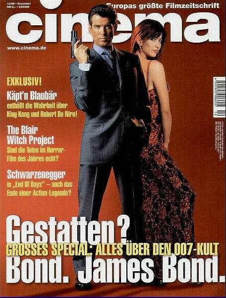 CINEMA (De) magazine side cover Issue 259 December 1999