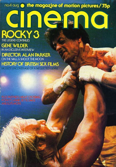 CINEMA (80s UK) magazine side cover Issue 4 August 1981