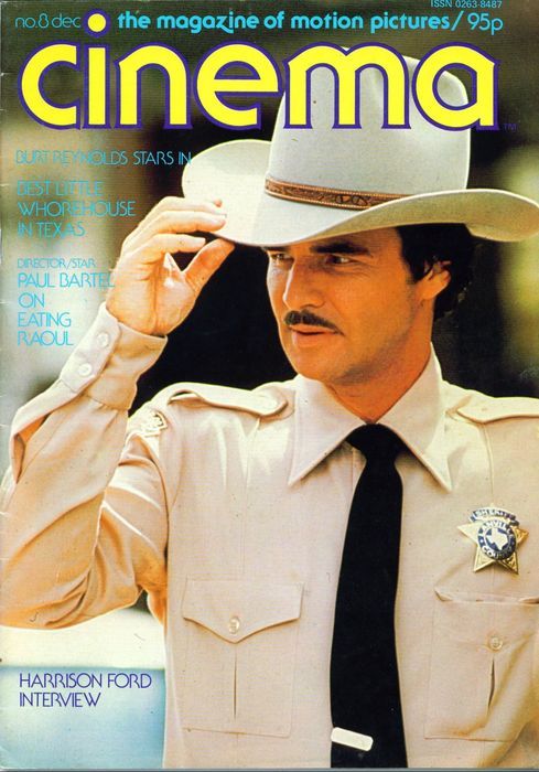 CINEMA (80s UK) magazine side cover Issue 8 December 1981