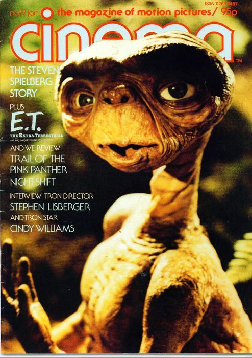 CINEMA (80s UK) magazine side cover Issue 9 January 1982