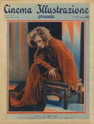 CINEMA ILLUSTRAZIONE magazine side cover Issue 6 11 February 1931