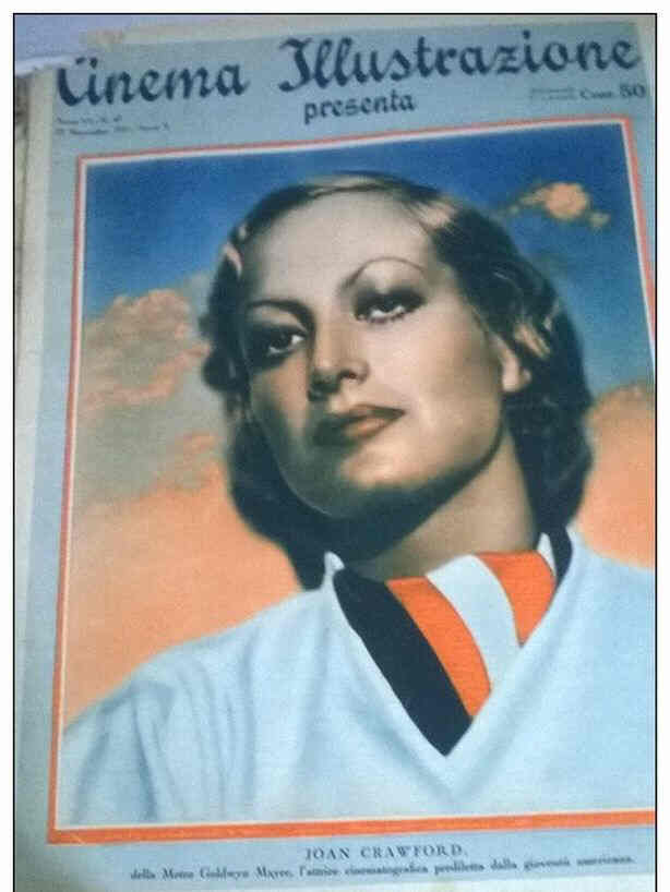 CINEMA ILLUSTRAZIONE magazine side cover Issue 47 25 November 1931