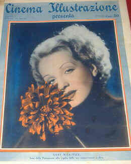 CINEMA ILLUSTRAZIONE magazine side cover Issue 4 25 January 1933