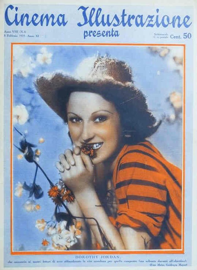 CINEMA ILLUSTRAZIONE magazine side cover Issue 6 8 February 1933
