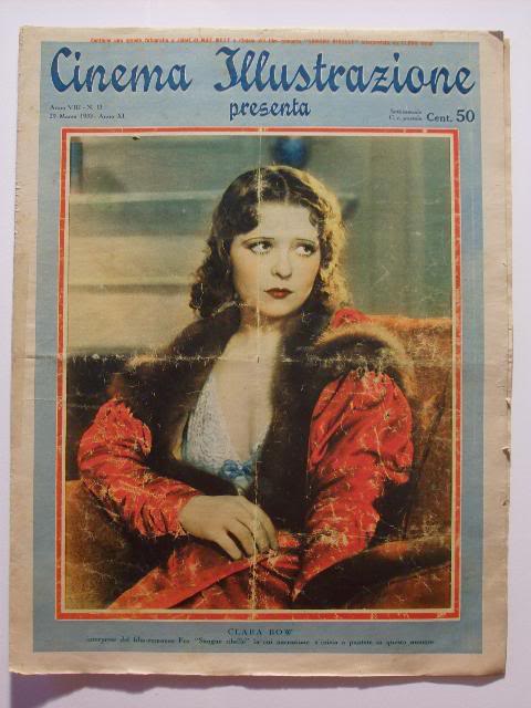 CINEMA ILLUSTRAZIONE magazine side cover Issue 13 29 March 1933