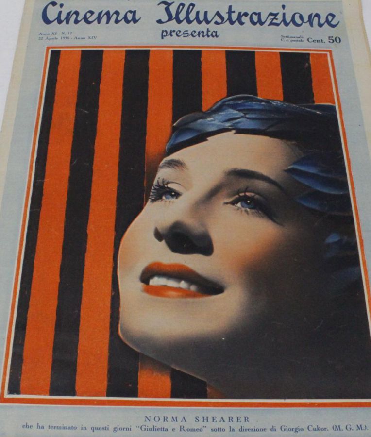 CINEMA ILLUSTRAZIONE magazine side cover Issue 17 22 April 1936