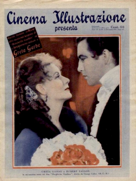 CINEMA ILLUSTRAZIONE magazine side cover December 1936