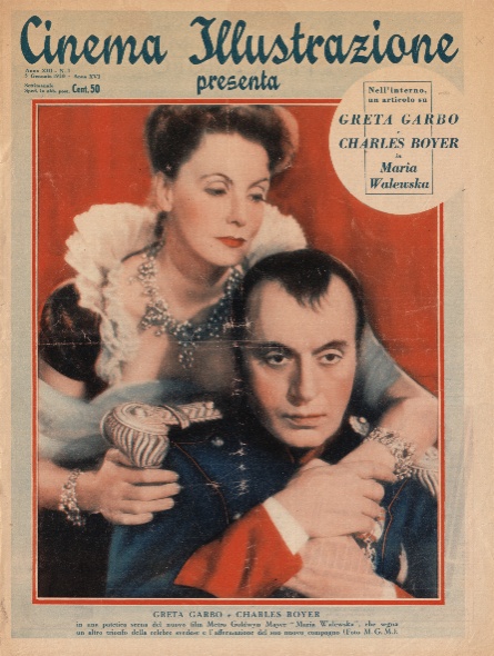 CINEMA ILLUSTRAZIONE magazine side cover Issue 1 5 January 1938