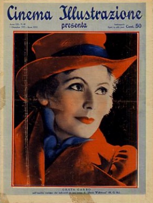 CINEMA ILLUSTRAZIONE magazine side cover Issue 25 June 1938