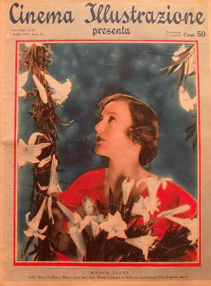 CINEMA ILLUSTRAZIONE magazine side cover Issue 27 5 July 1933