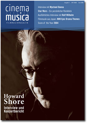 CINEMA MUSICA magazine side cover Issue 1  2005
