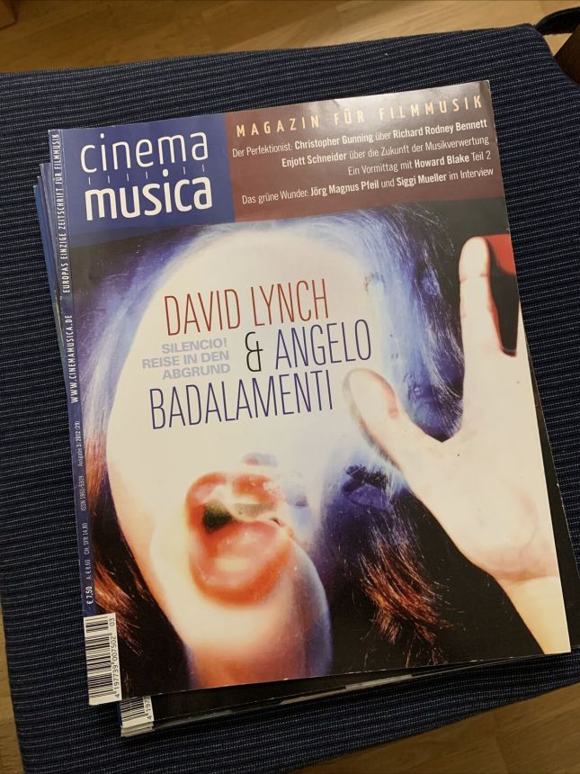 CINEMA MUSICA magazine side cover Issue 29  2012