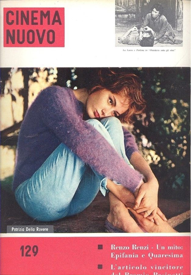 CINEMA NUOVO magazine side cover Issue 129 April 1958