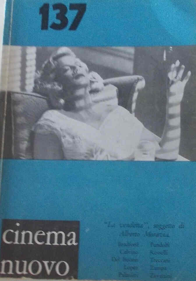 CINEMA NUOVO magazine side cover Issue 137 January/February 1959