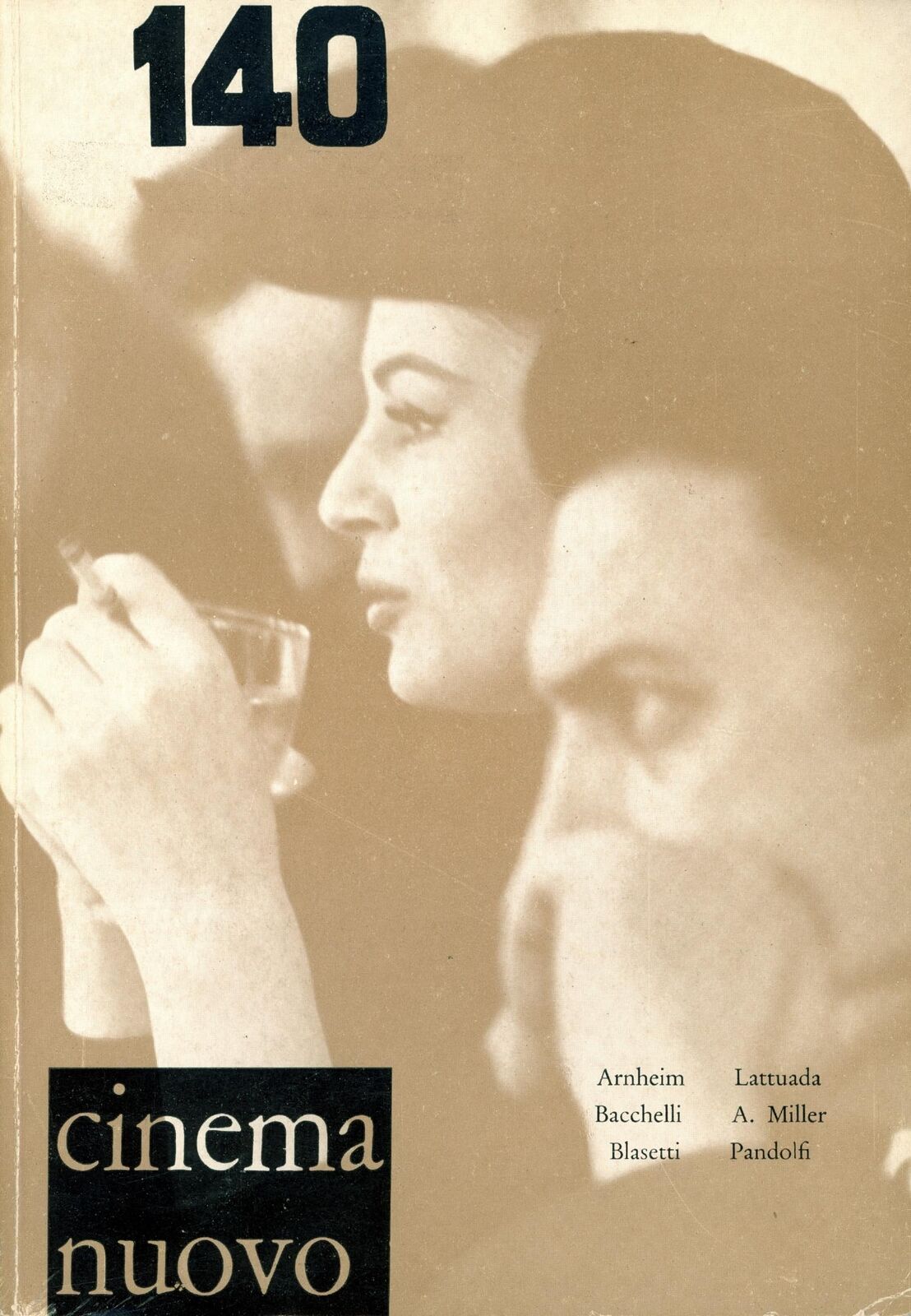 CINEMA NUOVO magazine side cover Issue 140 July/August 1959
