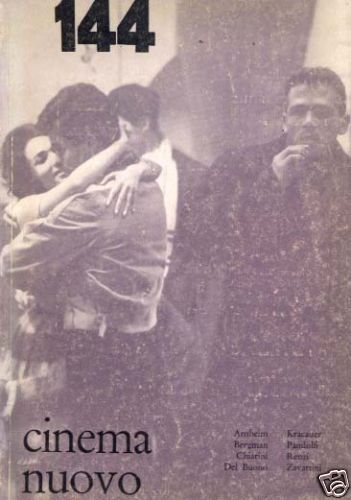 CINEMA NUOVO magazine side cover Issue 144 March/April 1960