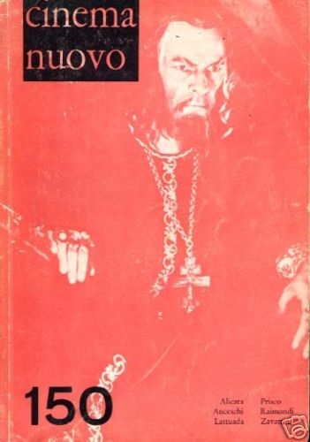 CINEMA NUOVO magazine side cover Issue 150 March/April 1961