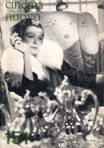 CINEMA NUOVO magazine side cover Issue 151 May/June 1961